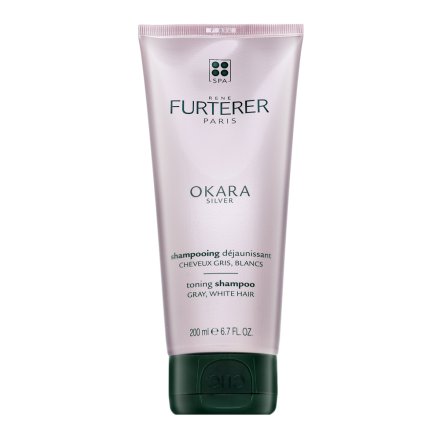 Rene Furterer Okara Silver Toning Shampoo shampoo tonico per capelli biondo platino e grigi 200 ml