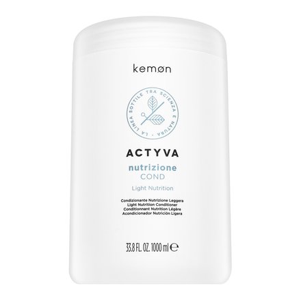 Kemon Actyva Nutrizione Light Conditioner balsamo nutriente per capelli fini 1000 ml