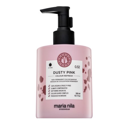Maria Nila Colour Refresh maschera nutriente con pigmenti colorati per capelli con toni rosa Dusty Pink 300 ml