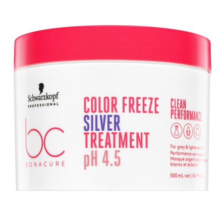 Schwarzkopf Professional BC Bonacure Color Freeze Silver Treatment pH 4.5 Clean Performance maschera per neutralizzare i toni gialli 500 ml