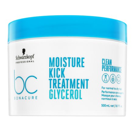 Schwarzkopf Professional BC Bonacure Moisture Kick Treatment Glycerol maschera per l'idratazione dei capelli 500 ml
