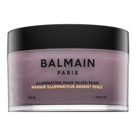 Balmain Illuminating Mask Silver Pearl maschera neutralizzante per capelli biondo platino e grigi 200 ml