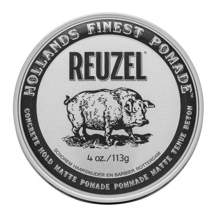Reuzel Concrete Hold Matte Pomade pomata per capelli per una forte fissazione 113 g