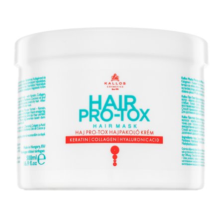Kallos Hair Pro-Tox Hair Mask maschera nutriente con cheratina 500 ml