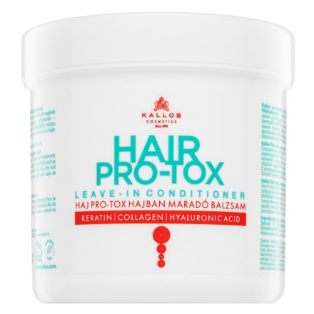Kallos Hair Pro-Tox Leave-in Conditioner balsamo senza risciacquo con cheratina 250 ml