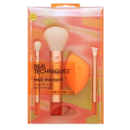 Real Techniques Orange Crush Midi Moment Set set di pennelli