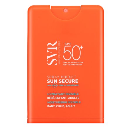 SVR Sun Secure spray abbronzante SPF50+ Moisturising Invisible Pocket Spray 20 ml