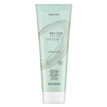 Kemon Yo Cond Color System Toning Cond balsamo colorato per il recupero del colore Frosted Chestnut 250 ml