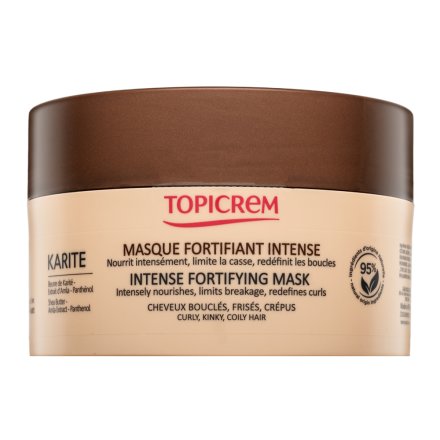 Topicrem Karité Intense Fortifying Mask maschera rinforzante per i capelli ricci 250 ml