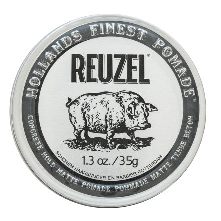 Reuzel Concrete Hold Matte Pomade pomata per capelli per una forte fissazione 35 g