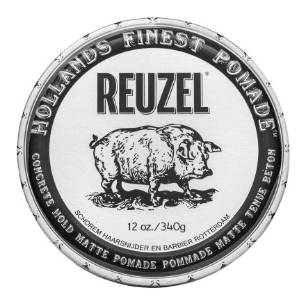 Reuzel Concrete Hold Matte Pomade pomata per capelli per una forte fissazione 340 g