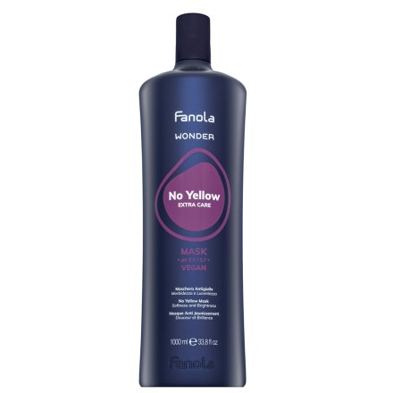 Fanola Wonder No Yellow Extra Care Mask maschera neutralizzante contro toni ingialliti 1000 ml