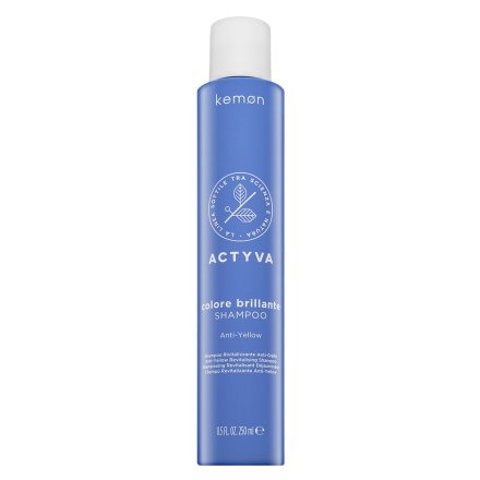 Kemon Actyva Colore Brillante Anti-Yellow Shampoo shampoo neutralizzante per capelli biondi 250 ml