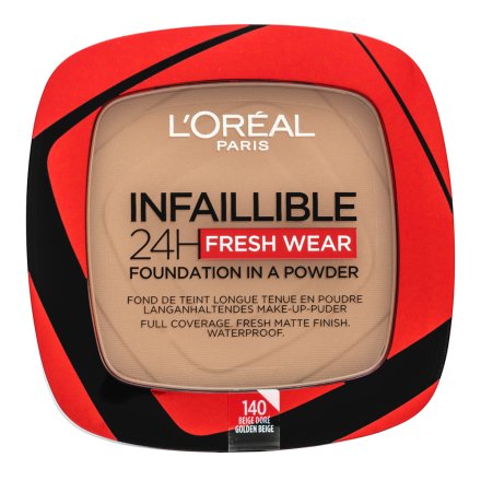 L´Oréal Paris Infaillible 24H Fresh Wear Foundation in a Powder fondotinta in polvere con un effetto opaco 140 9 g