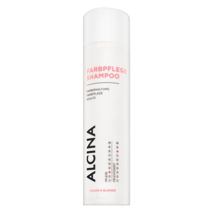 Alcina Color & Blonde Shampoo shampoo nutriente per capelli tinri, trattati chimicamente e decolorati 250 ml