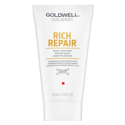 Goldwell Dualsenses Rich Repair 60sec Treatment maschera per capelli secchi e danneggiati 50 ml