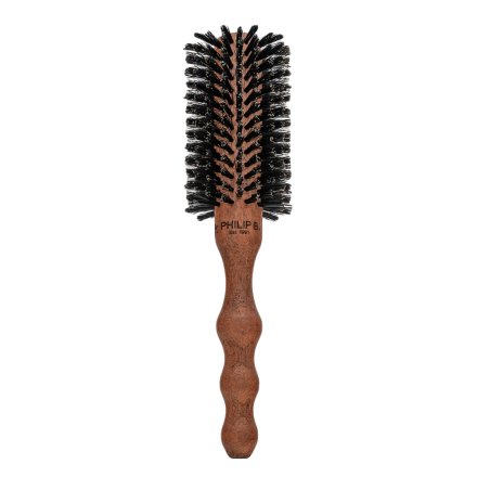 PHILIP B Large Round Hairbrush 65 mm spazzola per capelli con setole di cinghiale