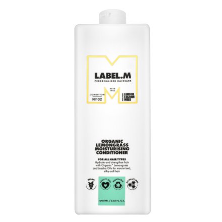 Label.M Organic Lemongrass Moisturising Conditioner balsamo per l'idratazione dei capelli 1000 ml
