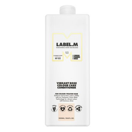 Label.M Vibrant Rose Colour Care Conditioner balsamo per capelli colorati 1000 ml