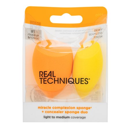 Real Techniques Miracle Complexion Sponge + Concealer Sponge Duo spugnetta per fondotinta