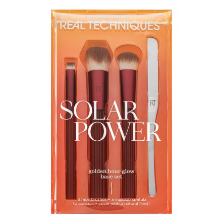 Real Techniques Solar Power Golden Hour Glow Base Set set di pennelli
