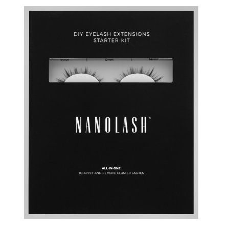 Nanolash DIY Eyelash Extensions Starter Kit set per l’extension delle ciglia a casa Flirty