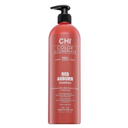 CHI Color Illuminate Red Auburn Shampoo shampoo illuminante per ravvivare le tonalità rossi 739 ml