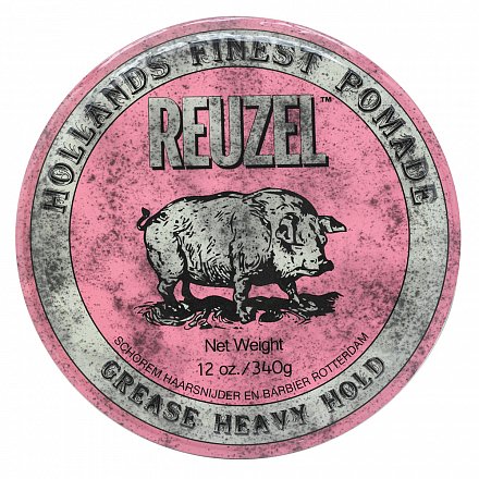 Reuzel Pink Pomade pomata per capelli per una forte fissazione 340 g