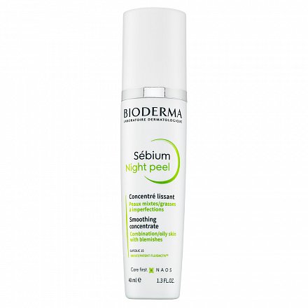 Bioderma Sébium crema notte rivitalizzante Night Peel Smoothing Concentrate 40 ml