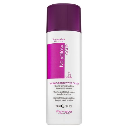 Fanola No Yellow Thermo-Protective Cream crema protettiva per capelli biondo platino e grigi 150 ml