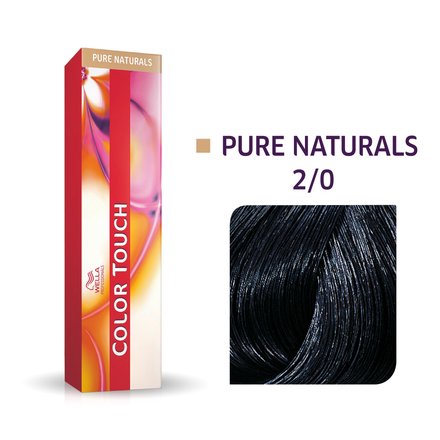 Wella Professionals Color Touch Pure Naturals colore demi-permanente professionale con effetto multidimensionale 2/0 60 ml