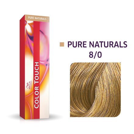 Wella Professionals Color Touch Pure Naturals colore demi-permanente professionale con effetto multidimensionale 8/0 60 ml