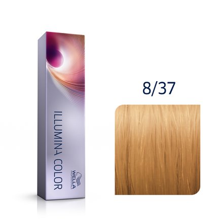 Wella Professionals Illumina Color colore per capelli permanente professionale 8/37 60 ml