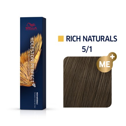 Wella Professionals Koleston Perfect Me+ Rich Naturals colore per capelli permanente professionale 5/1 60 ml