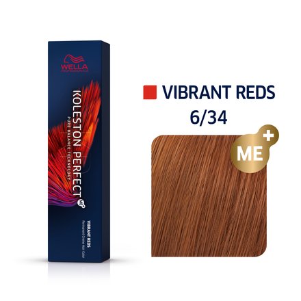 Wella Professionals Koleston Perfect Me+ Vibrant Reds colore per capelli permanente professionale 6/34 60 ml