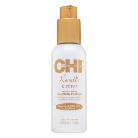 CHI Keratin K-Trix 5 Thermal Active Smoothing Treatment lozione lisciante per capelli ruvidi e ribelli 116 ml