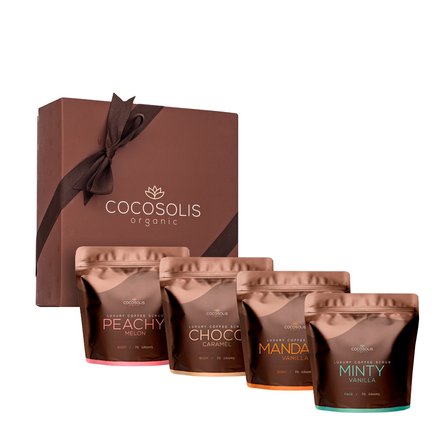 COCOSOLIS Set regalo Luxury Coffee Scrub Box