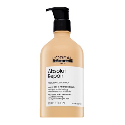L´Oréal Professionnel Série Expert Absolut Repair Gold Quinoa + Protein Shampoo shampoo nutriente per capelli molto danneggiati 500 ml