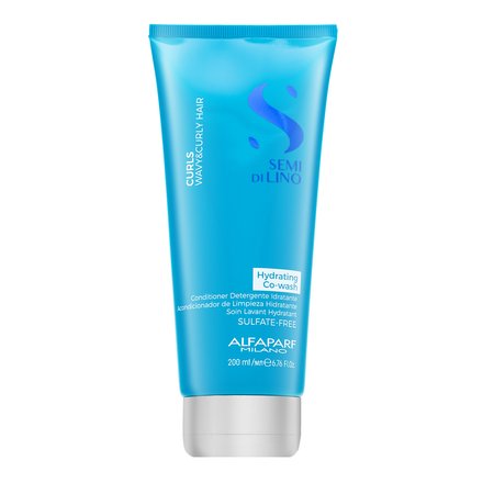 Alfaparf Milano Semi Di Lino Curls Hydrating Co-Wash Conditioner balsamo nutriente per i capelli ricci 200 ml