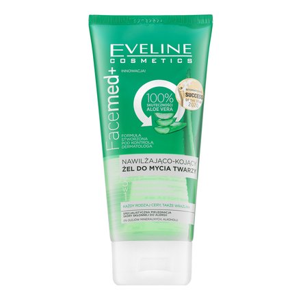 Eveline FaceMed+ gel detergente 100% Aloe Vera Moisturising And Soothing Facial Wash Gel 150 ml