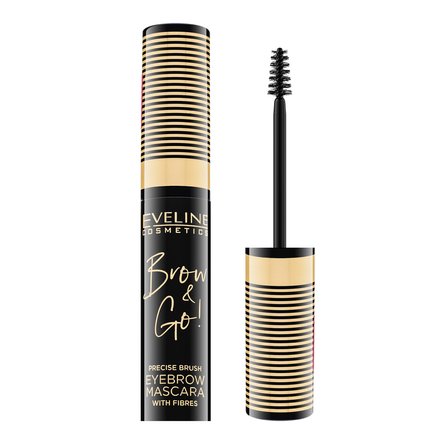 Eveline Eyebrow Mascara gel per le sopracciglia 02 Dark Brown 6 ml