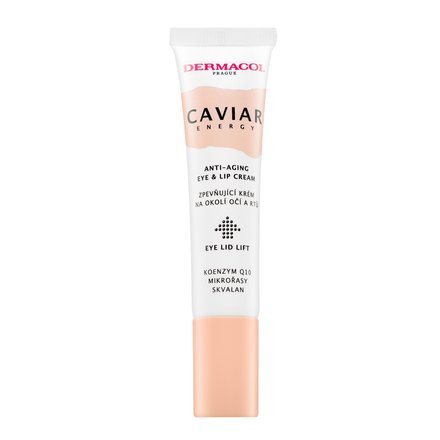Dermacol Caviar Energy crema lifting rassodante Anti-Aging Eye & Lip Cream 15 ml