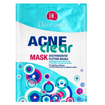 Dermacol ACNEclear maschera nutriente Adstringent Facial Mask 2 x 8 g
