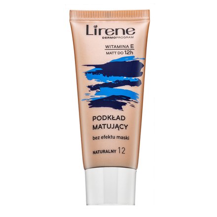 Lirene Nature Matte fluid 12 Natural fondotinta liquido con un effetto opaco 30 ml