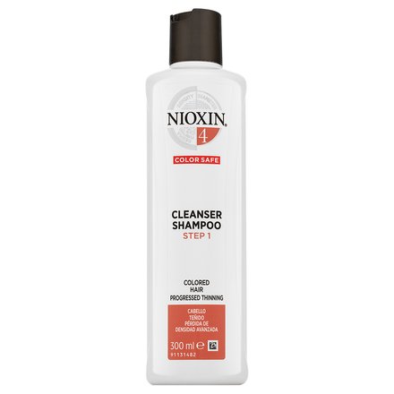 Nioxin System 4 Cleanser Shampoo shampoo detergente per capelli sottili 300 ml