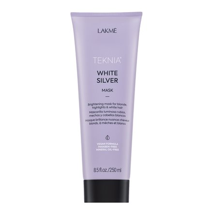 Lakmé Teknia White Silver Mask maschera neutralizzante per capelli biondo platino e grigi 250 ml