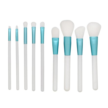 MIMO Makeup Brush Set White 9 Pcs set di pennelli
