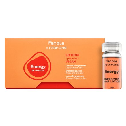 Fanola Vitamins Energy Lotion trattamento dei capelli contro la caduta dei capelli 12 x 10 ml