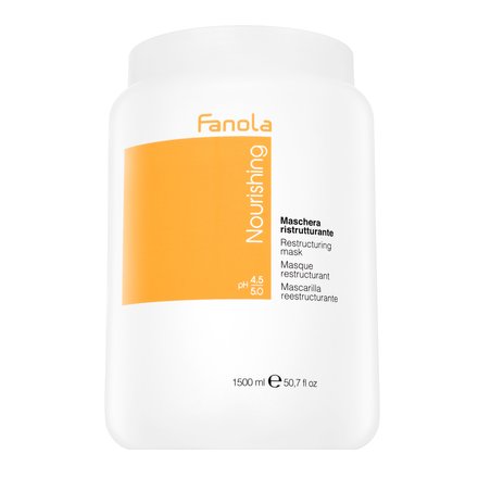 Fanola Nourishing Restructuring Mask maschera nutriente per capelli secchi e danneggiati 1500 ml