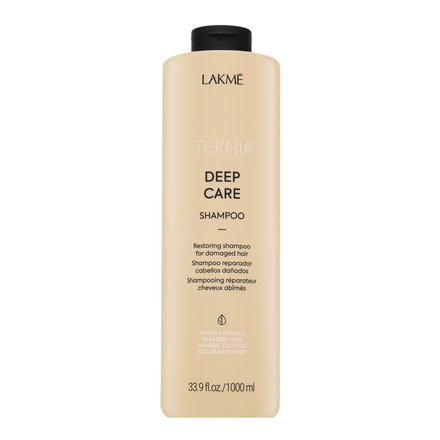 Lakmé Teknia Deep Care Shampoo shampoo nutriente per capelli secchi e danneggiati 1000 ml